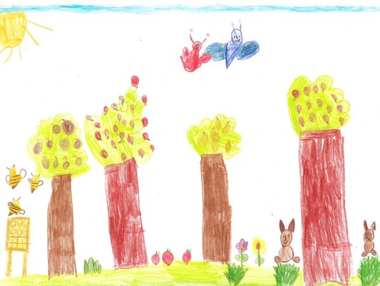 Tiere auf der Streuobstwiese